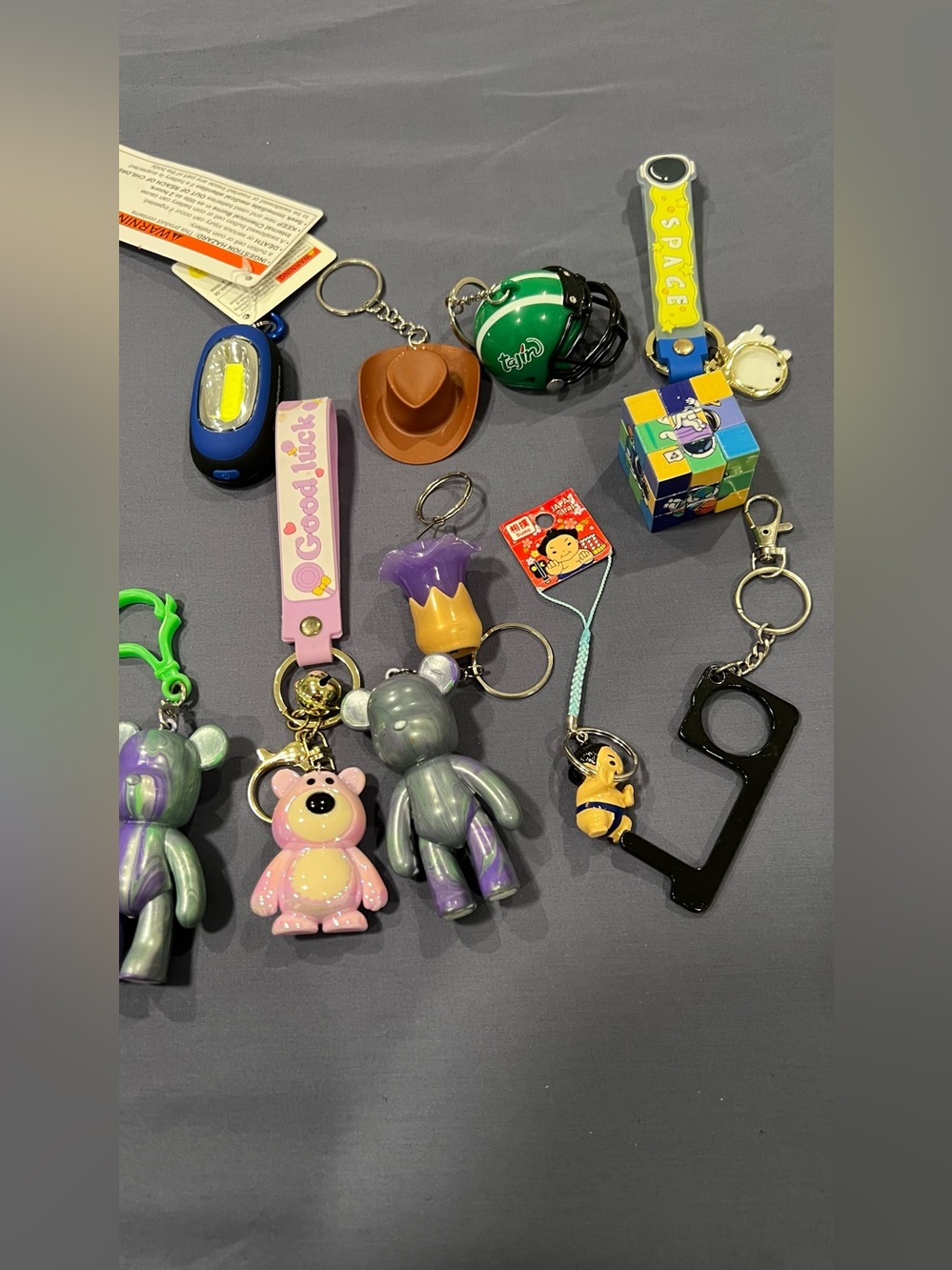 Assorted Kids Keychain Toy Pack - Multi-Color